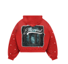 Crimson Ethereal Zip-Up