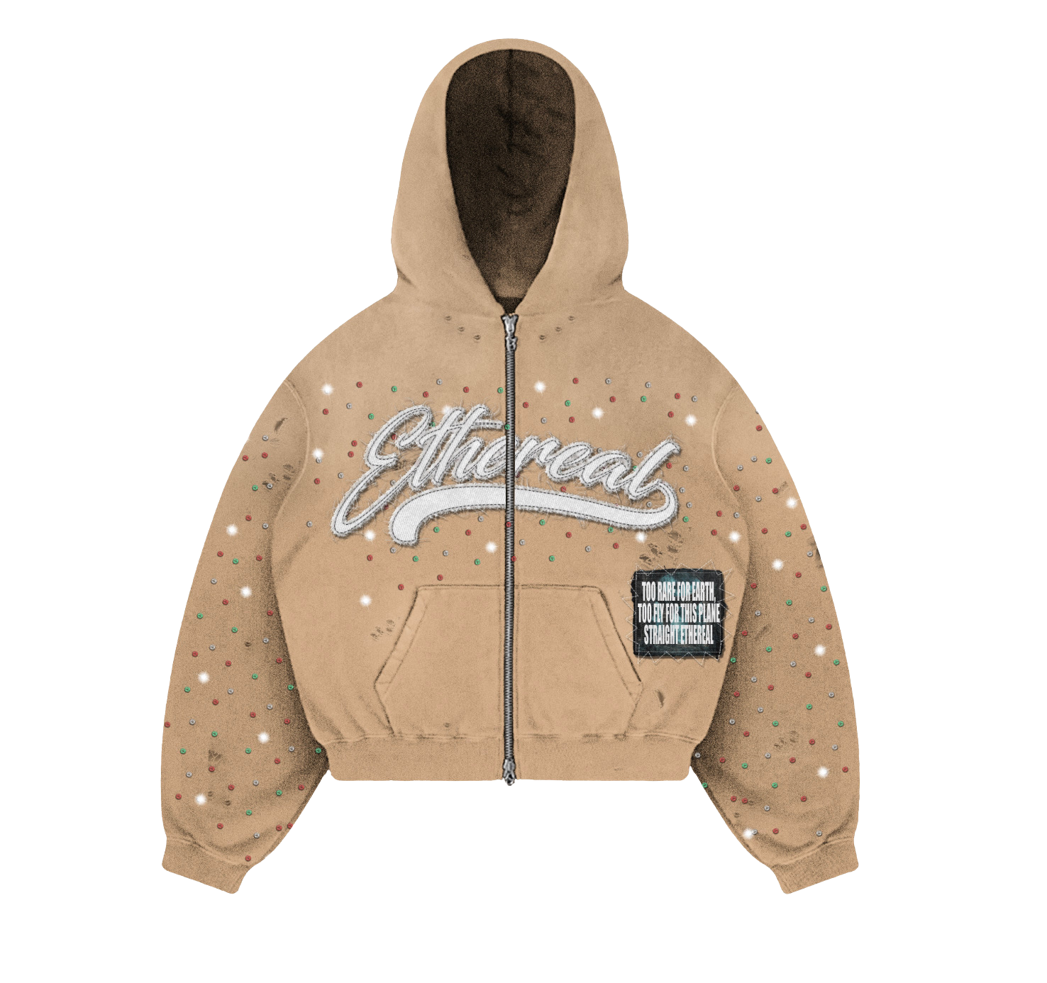 Sandy Ethereal Zip-Up