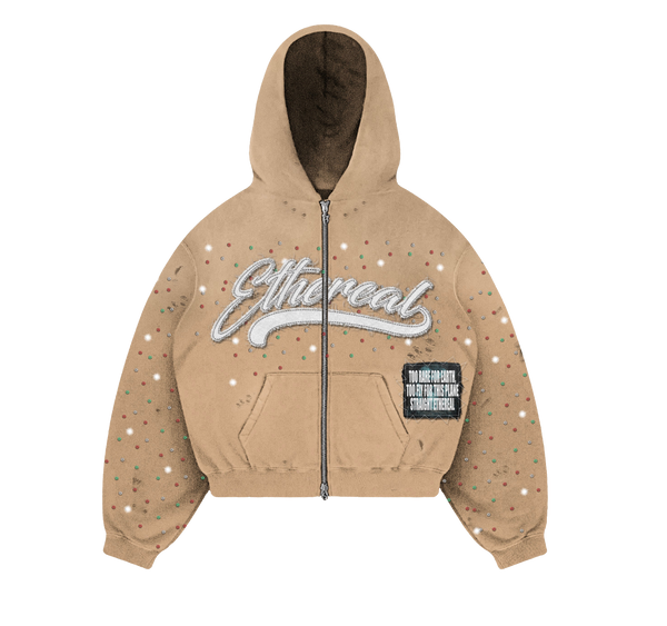 Sandy Ethereal Zip-Up