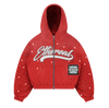 Crimson Ethereal Zip-Up